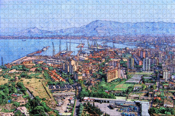 Italy Palermo Sicily Jigsaw Puzzle Wooden 1000 Piece