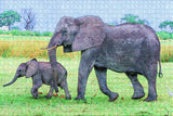 South Africa Elephant Jigsaw Puzzle Wooden 1000 Piece