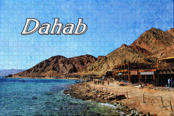 Egypt Blue Hole Dahab Jigsaw Puzzle Wooden 1000 Piece