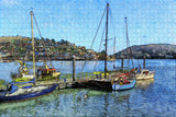 UK England Dartmouth Devon River Jigsaw Puzzle Wooden 1000 Piece