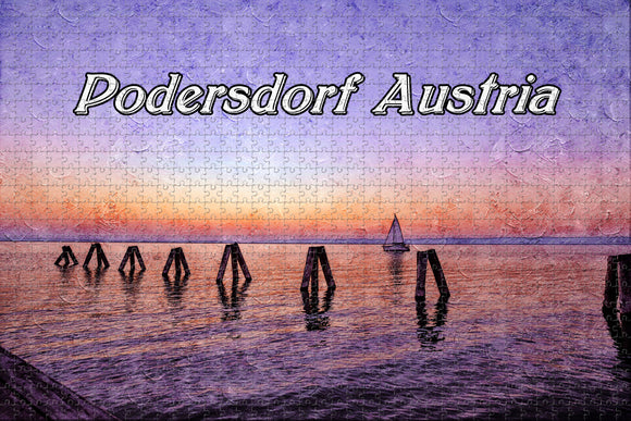 Austria Podersdorf Jigsaw Puzzle Wooden 1000 Piece