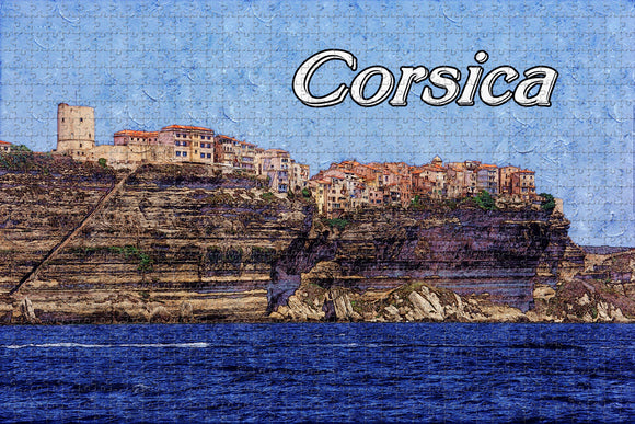 France Bonifacio Corsica Jigsaw Puzzle Wooden 1000 Piece