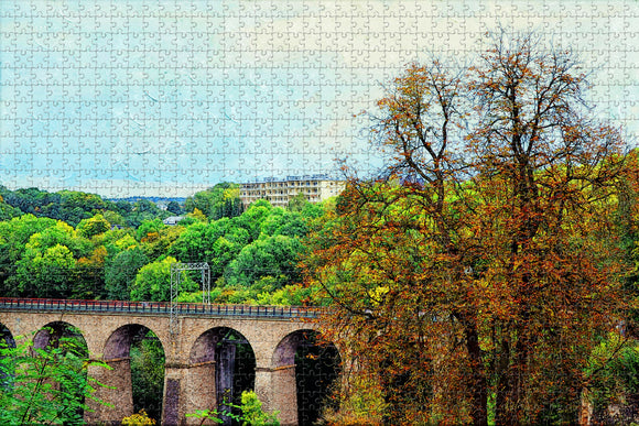 Alzette Valley Luxembourg Jigsaw Puzzle Wooden 1000 Piece