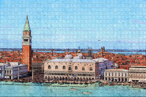 Italy Doge's Palace Venice Jigsaw Puzzle Wooden 1000 Piece