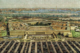 USA America Pentagon Washington Dc Jigsaw Puzzle Wooden 1000 Piece