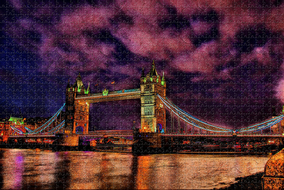 UK England London Tower Bridge Jigsaw Puzzle Wooden 1000 Piece