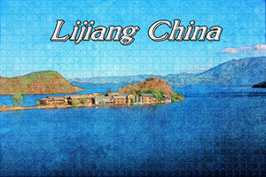 China Lijiang Jigsaw Puzzle Wooden 1000 Piece