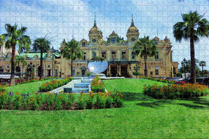 Casino of Monte Carlo Monaco Jigsaw Puzzle Wooden 1000 Piece