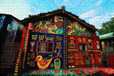 Taiwan Rainbow Village Taichung Jigsaw Puzzle Wooden 1000 Piece