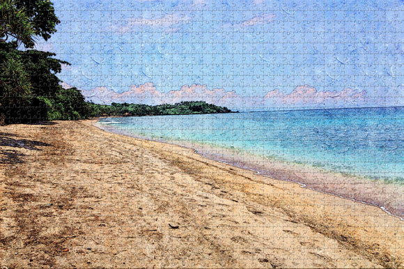 Indonesia Gili Meno Beach Lombok Jigsaw Puzzle Wooden 1000 Piece