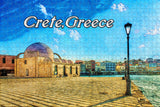 Greece Marina Crete Jigsaw Puzzle Wooden 1000 Piece