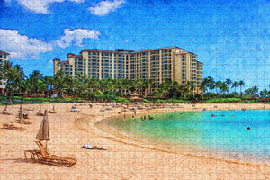 America USA Lagoon Oahu Hawaii Jigsaw Puzzle Wooden 1000 Piece