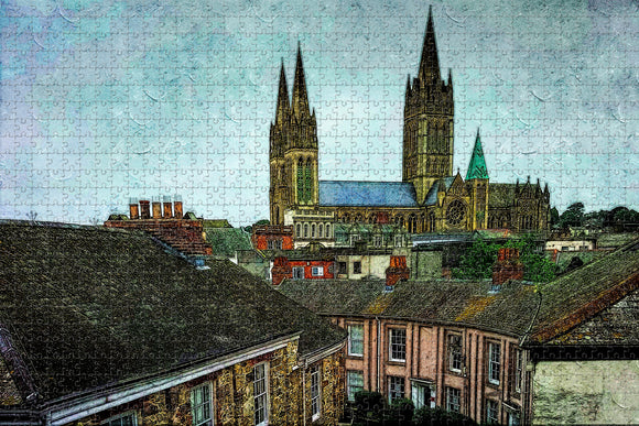 UK England Truro Cathedral Jigsaw Puzzle Wooden 1000 Piece