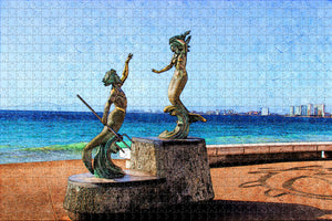 Mexico Puerto Vallarta Jigsaw Puzzle Wooden 1000 Piece