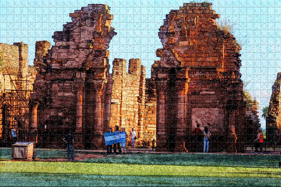 Jesuits Ruins San Lgnacio Argentina Jigsaw Puzzle Wooden 1000 Piece