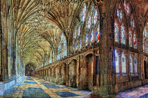 UK England Gloucester Cathedral Jigsaw Puzzle Wooden 1000 Piece