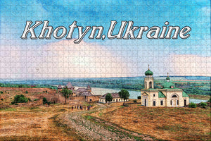 Ukraine Khotyn Fortress Jigsaw Puzzle Wooden 1000 Piece