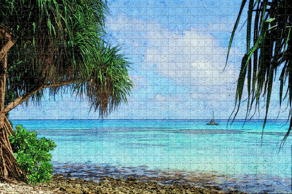 Tuvalu Jigsaw Puzzle Wooden 1000 Piece