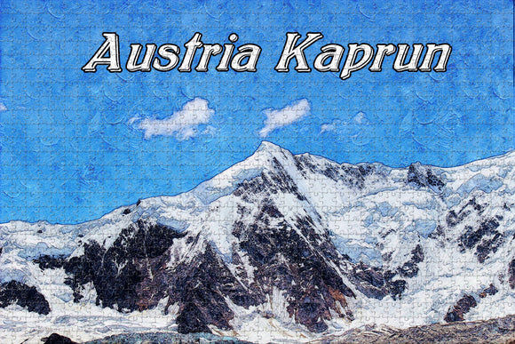 Austria Kitzsteinhorn Kaprun Jigsaw Puzzle Wooden 1000 Piece