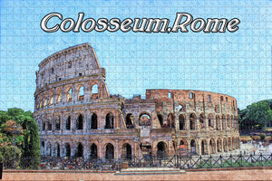 Italy Colosseum Rome Jigsaw Puzzle Wooden 1000 Piece