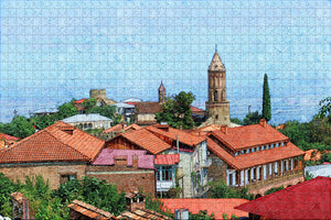 Sighnaghi old city Georgia Jigsaw Puzzle Wooden 1000 Piece