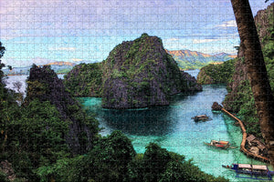 Philippines Kayangan Lake Coron Island Palawan Jigsaw Puzzle Wooden 1000 Piece