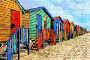 South Africa Muizenberg Jigsaw Puzzle Wooden 1000 Piece