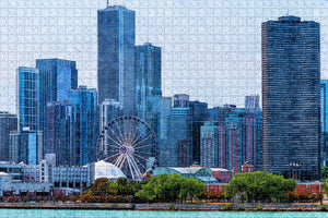 Chicago Navy Pier Illinois USA Jigsaw Puzzle Wooden 1000 Piece