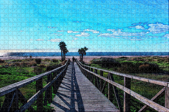 Spain Tarifa Jigsaw Puzzle Wooden 1000 Piece