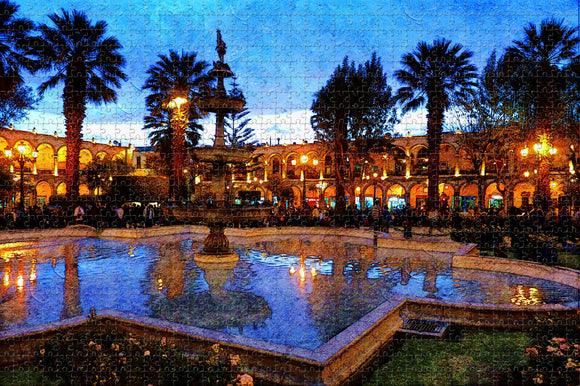 Historic Centre of Arequipa Peru Jigsaw Puzzle Wooden 1000 Piece