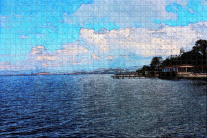 Turkey Ladies Beach Pigeon Island Kusadasi Jigsaw Puzzle Wooden 1000 Piece