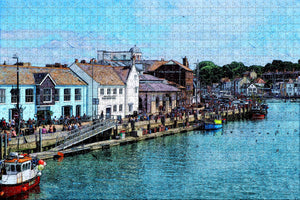 UK England Weymouth Harbour Jigsaw Puzzle Wooden 1000 Piece