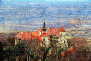 Czech Castle Jezeri Jigsaw Puzzle Wooden 1000 Piece