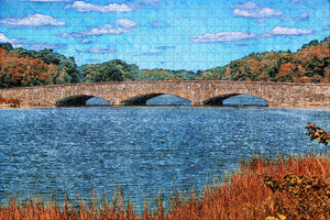 Darien Connecticut Bridge USA Jigsaw Puzzle Wooden 1000 Piece