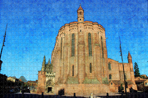 France Sainte-Cecile Cathedral Albi Jigsaw Puzzle Wooden 1000 Piece