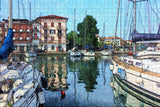 Italy Grado Boats Port Jigsaw Puzzle Wooden 1000 Piece