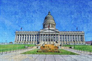 Utah Salt Lake City USA Jigsaw Puzzle Wooden 1000 Piece