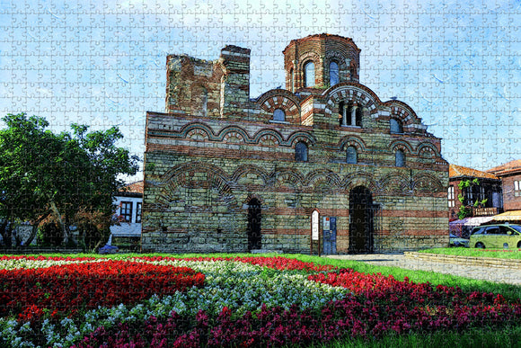 Bulgaria Nessebar Church Jigsaw Puzzle Wooden 1000 Piece