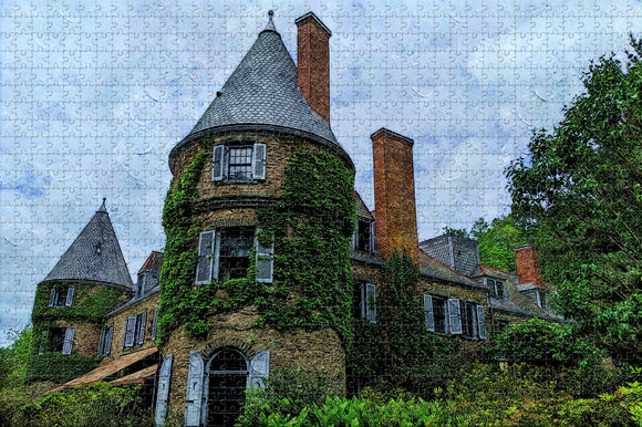 Grey Towers Milford USA Jigsaw Puzzle Wooden 1000 Piece