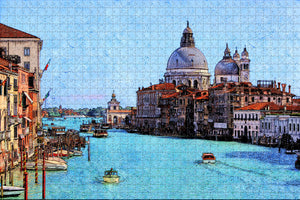 Italy Canal Grande Venice Jigsaw Puzzle Wooden 1000 Piece