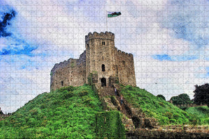 UK England Cardiff Castle Jigsaw Puzzle Wooden 1000 Piece