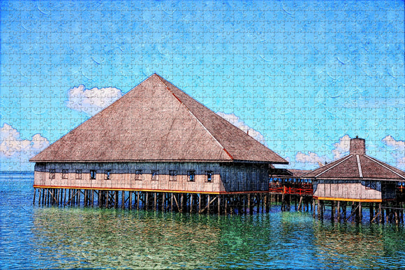 Malaysia Semporna Jigsaw Puzzle Wooden 1000 Piece