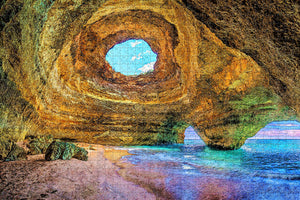 Portugal Algarve Benagil Caves Jigsaw Puzzle Wooden 1000 Piece