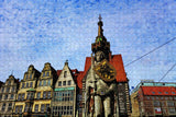 Germany Roland Statue Bremen Jigsaw Puzzle Wooden 1000 Piece