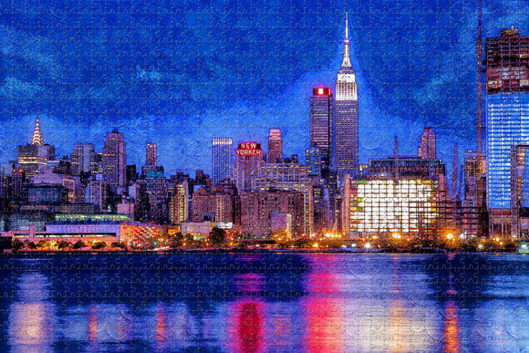 America USA Skyline New York Jigsaw Puzzle Wooden 1000 Piece