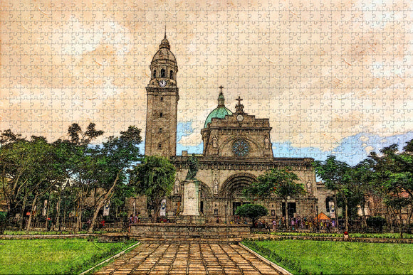 Philippines Intramuros Manila Jigsaw Puzzle Wooden 1000 Piece