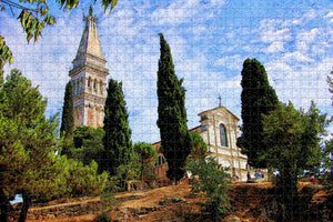 Croatia Saint Euphemia Cathedral Rovinj Jigsaw Puzzle Wooden 1000 Piece