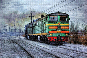 Russia Tram Moscow Jigsaw Puzzle Wooden 1000 Piece