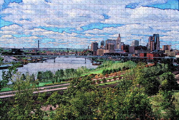 Saint Paul USA Jigsaw Puzzle Wooden 1000 Piece