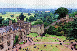 UK England Warwick Castle Jigsaw Puzzle Wooden 1000 Piece